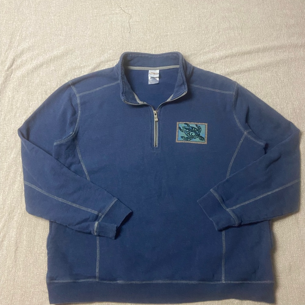 Men's Crazy Shirts Blue Zip-Up Quarter-zip